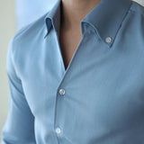 Men's Business Casual Slim Lapel Shirt
