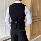 Slim Double Row Waistcoat Casual Vest