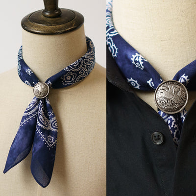 Men's Vintage Business British Pattern Silk Scarf
