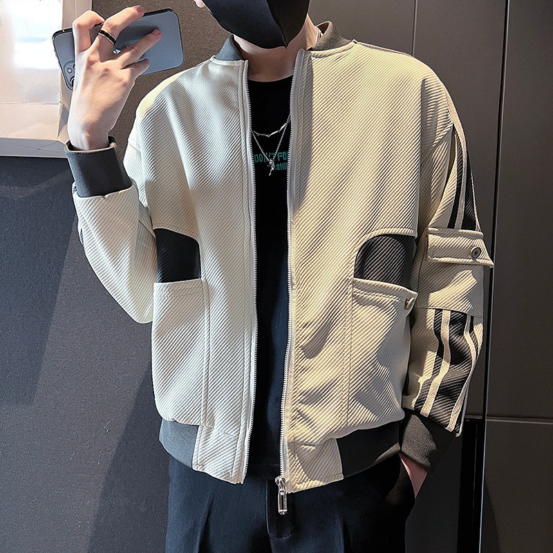 Men's Loose Relaxed Pocket Twill Jacket