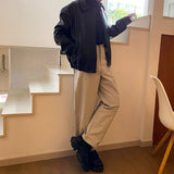 Men's Short PU Leather Motorcycle Jacket, Casual Biker Coat, Faux Leather Moto Jacket