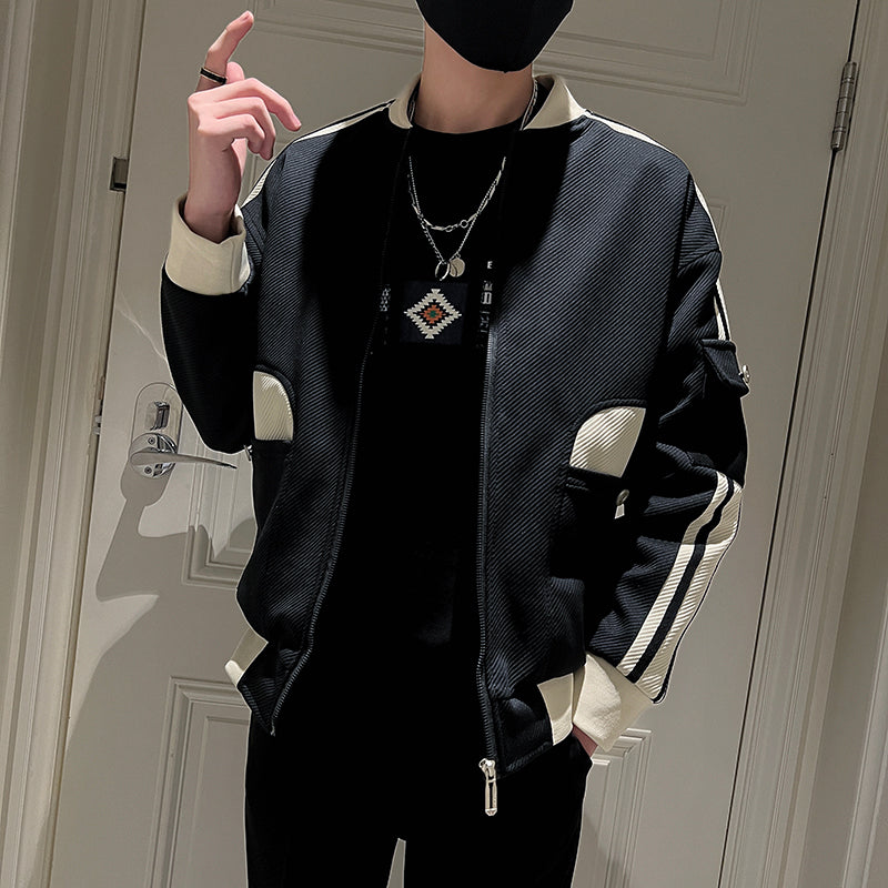 Men's Loose Relaxed Pocket Twill Jacket