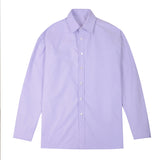 Men's Vintage Purple Back Slit Thin Shirt