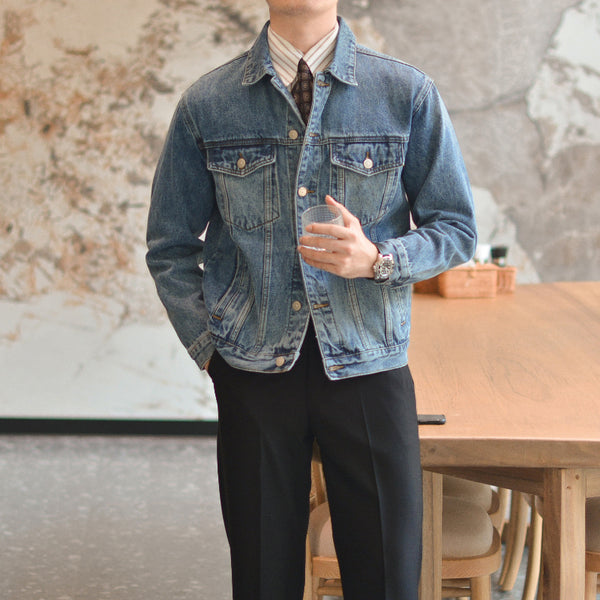 【常田大希着用】 vintage wash denim jacket 常田大希着用】 vintage wash denim jacket