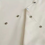 Drapey Ice Silk Short-Sleeve Shirt with Placket Detail