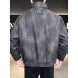 Stand-up Collar Casual Large Pocket American Retro Thick Winter Coat