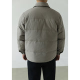 Collared Casual Lightweight Down Jacket