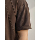 Men's Patchwork Crisp T-shirt