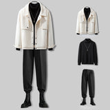 British Casual Style Short Lapel Jacket