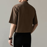 Business Slim Short Sleeve Shirt