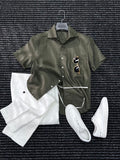 100% Linen Breathable Casual Thin Casual Business Shirt
