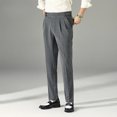High-waisted Straight-leg Trousers