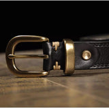 Top-grain Cowhide Genuine Leather Belt