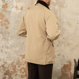 Men's Vintage Corduroy Lapel Gentleman's Trench Coat