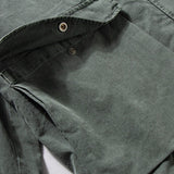 Men's Vintage Loose Jacket, Casual Retro Outerwear, Lightweight Streetwear Coat