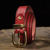 Top-grain Cowhide Genuine Leather Belt