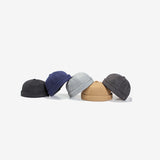Brimless Solid Color Cuffed Hat