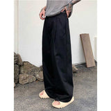 Casual Drape Straight Suit Trousers