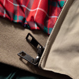 Men's Vintage Plaid Lined Jacket, Loose Fit Casual Coat, Retro Fall Outerwear