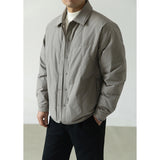 Collared Casual Lightweight Down Jacket