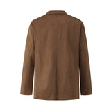 Casual Loose Fit Single-breasted Suit Jacket