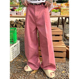 Casual Drape Straight Suit Trousers
