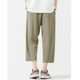 Summer Ice Silk Thin Loose Straight Casual Pants