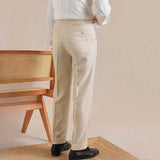 Italian Style Double Button Striped Suit Trousers