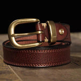 Top-grain Cowhide Genuine Leather Belt