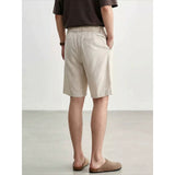 Breathable Linen-Feel Casual Dress Shorts