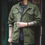 American Retro Multi-pocket Work Jacket
