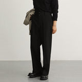 Korean Retro Straight-leg Casual Trousers