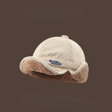 Lambswool Thick Warm Earflaps Hat