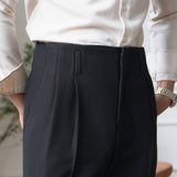 Men's Business Casual Straight Trousers