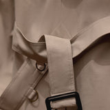 Double Breasted Business Casual Raglan Sleeve Coat