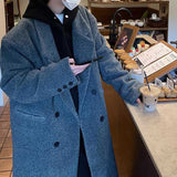 Men's Winter Double Breasted Mid Length Coat
