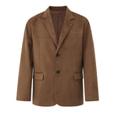 Casual Loose Fit Single-breasted Suit Jacket