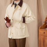 Warm Cotton British Style Retro Hunting Chore Coat