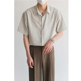 Loose Casual Short-Sleeved Shirt
