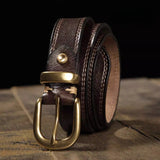 Top-grain Cowhide Genuine Leather Belt