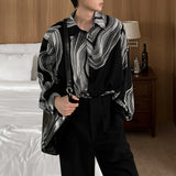 Irregular Pattern Loose Shirt
