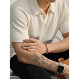 Cool-feel Knitted Blend Casual Polo Shirt