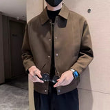 American Slim-fit Wool Lapel Jacket