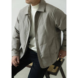 Collared Casual Lightweight Down Jacket