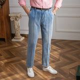 Mens Vintage Jeans Straight Leg Lounge Pants