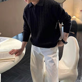 Cable Knit V-neck Casual Knit Sweater