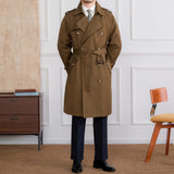 Casual Lapel Double-breasted Trench Coat