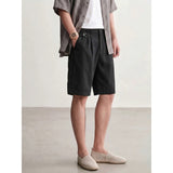 Breathable Linen-Feel Casual Dress Shorts