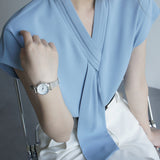 Asymmetric Bow Tie Short Sleeve
