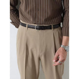 Leather Casual Men's Belt with Pin Buckle